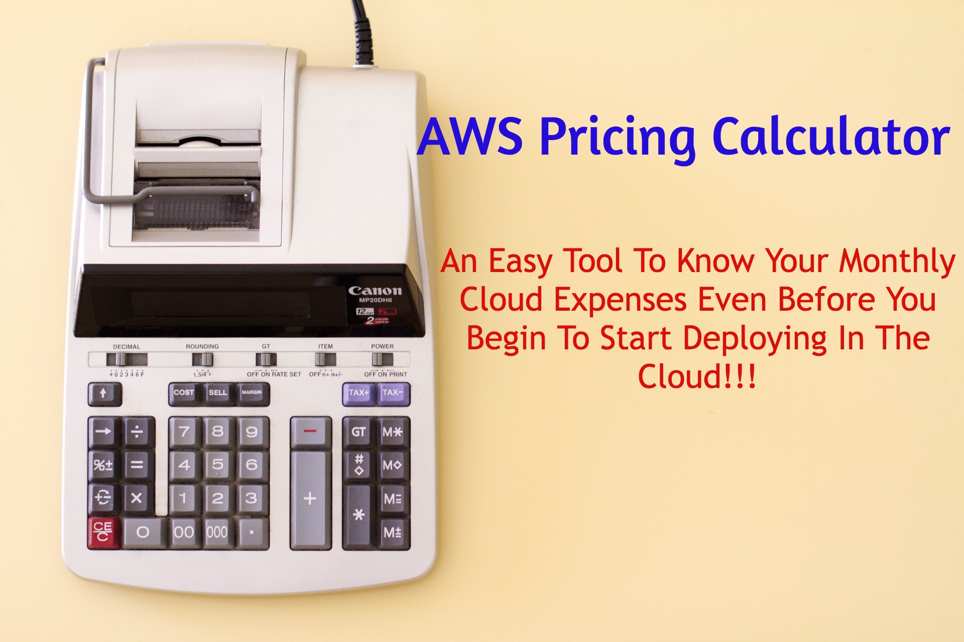 aws pricing calculator vs simple monthly calculator