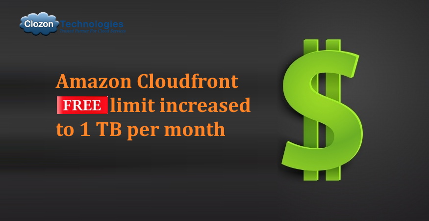 Amazon Cloudfront Free Data limit increased to 1 TB per month.